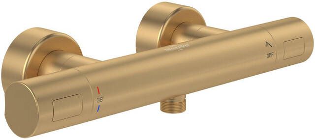 Villeroy & Boch Universal Taps & Fittings Douchethermostaat voor douche Rond Brushed Gold (goud) TVS00001700076