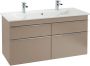 Villeroy & Boch Venticello meubelwastafel 120x50 cm met 2 kraangatenmet overloop wit - Thumbnail 1