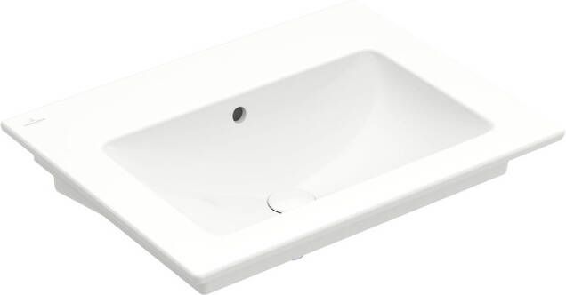 Villeroy & Boch Venticello wastafel zonder kraangat 65x50cm met overloop wit 41246701