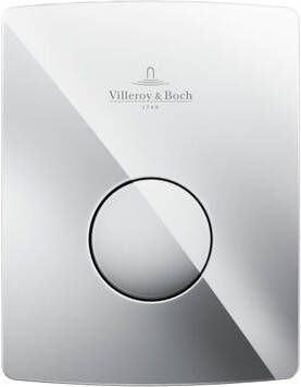 Villeroy & Boch Viconnect urinoir afdekplaat handbediend 12.6x16.2cm chroom 92194461