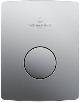 Villeroy & Boch Viconnect urinoir afdekplaat handbediend 12.6x16.2cm chroom edelmat 92194469