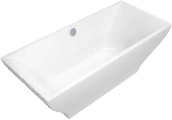 Villeroy & Boch Villeroy en Boch La Belle kunststof duobad quaryl rechthoekig vrijstaand 180x80x50cm naadloos incl. Multiplex Trio wit UBQ180LAB9T1V01
