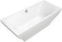 Villeroy & Boch Villeroy en Boch La Belle kunststof duobad quaryl rechthoekig vrijstaand 180x80x50cm naadloos incl. Multiplex Trio wit UBQ180LAB9T1V01 - Thumbnail 1