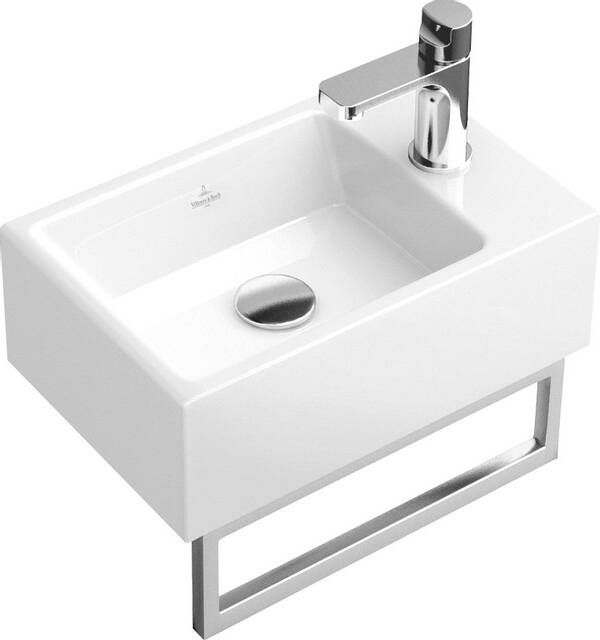 Villeroy & Boch Villeroy en Boch Memento handdoekhouder inclusief bevestiging 34 5x10cm glans RVS 874934D7