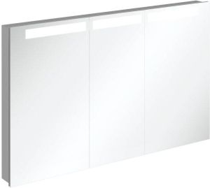 Villeroy & Boch Villeroy en Boch My View In inbouw spiegelkast met LED verlichting 3 voudig dimbaar met 3 deuren 130.1x74.7x10.7cm A4351300