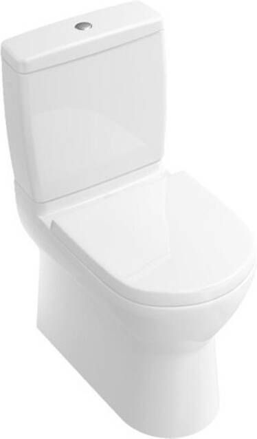 Villeroy & Boch Villeroy en Boch O.novo duoblokpot diepspoel PK zonder reservoir met doorlopende voet wit 56581001