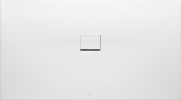 Villeroy & Boch Squaro Infinity Rechthoekige douchevloer 1400 x 1000 x 40 mm mat stone white (wit) udq1410sqi2iv-rw