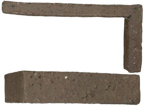 Vtwonen Brick Basic Hoekstuk 5x10x20cm Gebakken Steenstrip 20mm Warm Grey Mat Grijs 634808502 online kopen
