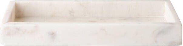 Wellmark Marble tray schaal 30x12x3.5cm Marmer Wit 8720254397252