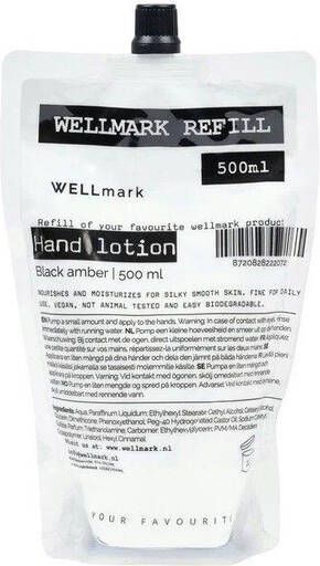 Wellmark vulling hand lotion dark amber 500ml 8720828222072