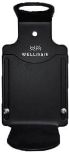 Wellmark Zeephouder Wand voor 1 zeepdispenser Mat Zwart 8720254397115