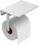 Wiesbaden Alonzo toiletrolhouder met planchet chroom 28.7060 - Thumbnail 2