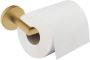 Wiesbaden Wiebaden Alonzo toiletrolhouder met vaste arm geborsteld messing - Thumbnail 2