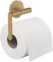 Wiesbaden Alonzo toiletrolhouder zonder klep 11 x 12 7 x 5 cm geborsteld messing - Thumbnail 2