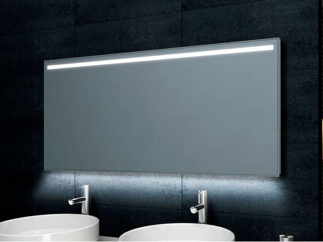 Wiesbaden Ambi one spiegel vierkant met LED dimbaar en spiegelverwarming 60 x 60 cm 38.4120
