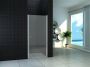 Wiesbaden Douchedeur Florida Nisdeur Draaideur 100x202cm Antikalk Helder Glas Chroom Profiel 8mm Veiligheidsglas Easy Clean - Thumbnail 2