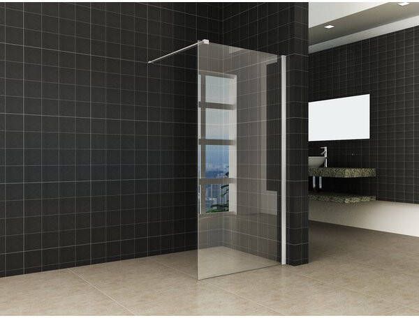 Wiesbaden Brush inloopdouche met RVS profiel 120x200cm 10mm glas met NANO coating 20.3937