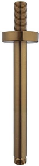 Wiesbaden Caral douchearm met plafondbevestiging 20 cm geborsteld brons koper 29.2866 - Foto 1