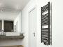 Wiesbaden Radiator Elara 181 7x45 cm Midden-Onder Aansluiting Mat Zwart (830 Watt) - Thumbnail 5