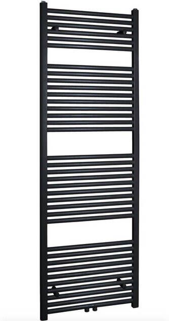 Wiesbaden Radiator Elara 118 5x45 cm Midden-Onder Aansluiting Mat Zwart (538 Watt) - Foto 3