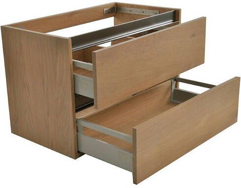 Wiesbaden Oak Vision wastafelonderkast 100x46x53cm eiken 38.3592