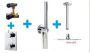 Wiesbaden Thermostatische Inbouw Regendouche Set Type 120 Plafonddarm Ufo 20 cm Rond incl. Inbouwdeel - Thumbnail 2