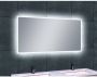 Wiesbaden Badkamerspiegel Quatro | 100x60 cm | Rechthoekig | Directe en indirecte LED verlichting | Touch button | Met verwarming - Thumbnail 2