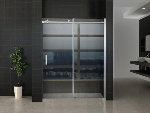 Wiesbaden Slide nis schuifdeur 1100 x 2000 x 8 mm nano helder glas chroom 20.3854