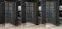 Wiesbaden Slim losse glaswand 160x200cm Helder glas 8mm met anti-kalk coatingzonder profiel en stabilisatiestang 20.3487 - Thumbnail 2