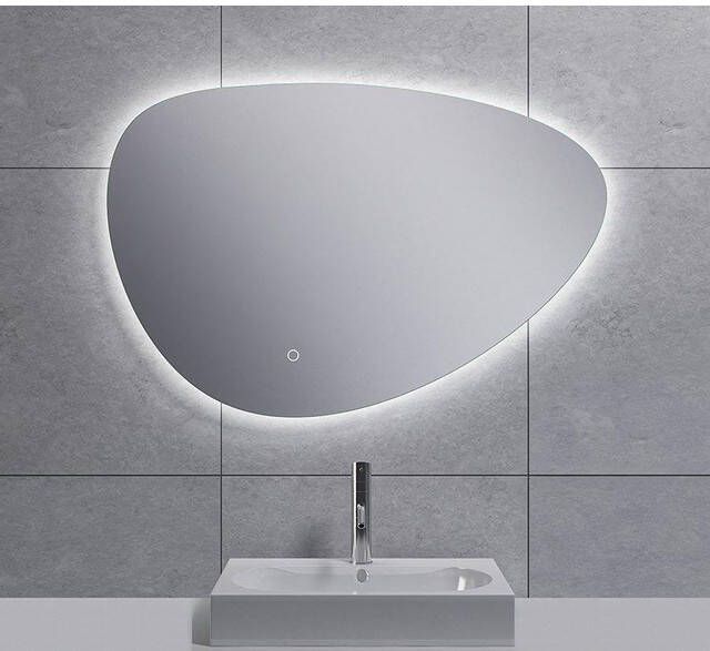 Wiesbaden Uovo spiegel ovaal met LED dimbaar en spiegelverwarming 80 cm 38.4164
