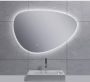 Wiesbaden Badkamerspiegel Uovo 100cm Geintegreerde LED Verlichting Verwarming Anti Condens Touch Schakelaar Dimbaar - Thumbnail 2