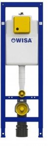 WISA XS Excellent Inbouwelement met frame WC frontbediening verstelbaar 1180-1380 x 380 x 140-200mm (HxBxD)