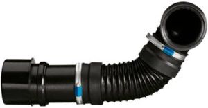 WISA Flexifon afvoer inbouw flexibel universeel 2x 110mm aansluitdiameter 300 650mm lengte kunststof zwart