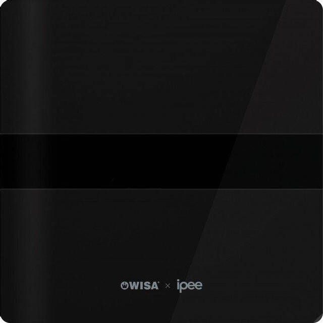 Wisa Ipee bedieningspaneel met infraroodsensor duo flush zwart glas - Foto 1
