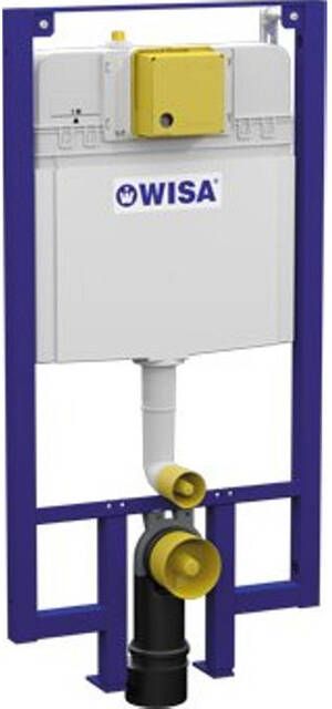 WISA XF inbouwelement met frame wc frontbediening verstelbaar hxbxd 1180-1380x580x80-100mm