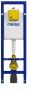 WISA XS Excellent Inbouwelement met frame WC frontbediening verstelbaar 1180-1380 x 380 x 140-200mm (HxBxD) - Thumbnail 2