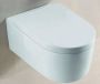 Xellanz Toiletpot Hangend Jinny 55x36x34 5cm Wandcloset Keramiek Diepspoel Nano Coating EasyClean Glans Wit met Softclose Toiletbril - Thumbnail 2