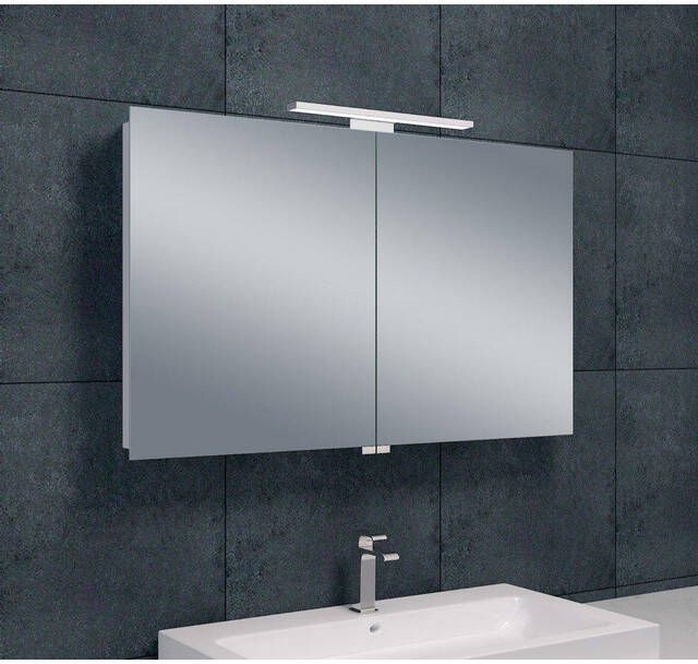 Xellanz Bright spiegelkast met LED 100 x 60 x 14 cm 38.4153