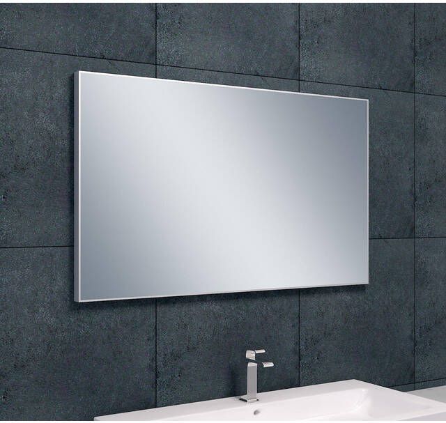 Xellanz Serra spiegel rechthoek met lijst 100 x 60 x 2 1 cm aluminium 38.3752 - Foto 2