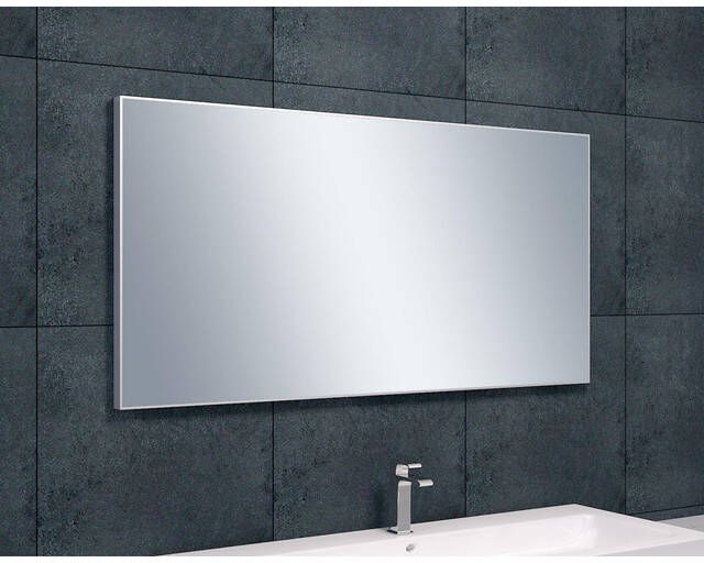 Xellanz Serra spiegel rechthoek met lijst 120 x 60 x 2 1 cm aluminium 38.3753 - Foto 2