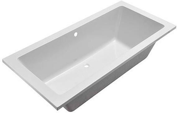 Xellanz Ligbad Inbouw Santino Rechthoek 1-2 Persoons Duobad 80x180x49cm Acryl Badkuip Mat Wit - Foto 2