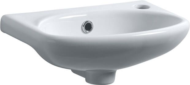 Xellanz Fontein Trevi Halfrond 38x25x14 5cm Keramiek Glans Wit met Overloop