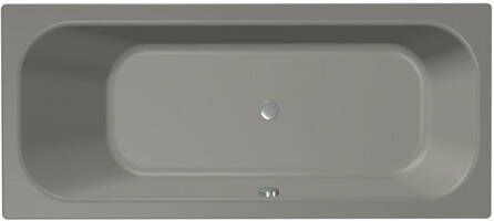 Xenz Ligbad Inbouw Aruba Rechthoek 1-2 Persoons Duobad 75x170x45cm Acryl Cement Mat met Poten