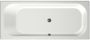 Xenz Ligbad Inbouw Aruba Rechthoek 1-2 Persoons Duobad 80x190x45cm Acryl Edelweiss Mat met Poten - Thumbnail 1