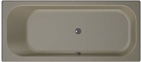 Xenz Ligbad Inbouw Aruba Rechthoek 1-2 Persoons Duobad 80x180x45cm Acryl Klei Mat met Poten