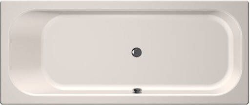 Xenz Ligbad Inbouw Aruba Rechthoek 1-2 Persoons Duobad 80x190x45cm Acryl Creme Mat met Poten