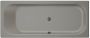 Xenz Ligbad Inbouw Aruba Rechthoek 1-2 Persoons Duobad 75x170x45cm Acryl Cement Mat met Poten - Thumbnail 1