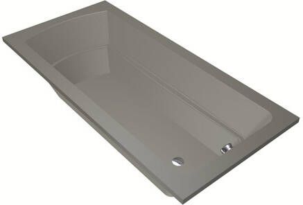 Xenz Ligbad Inbouw Bodysize Rechthoek 1-2 Persoons Duobad 90x190x45cm Acryl Cement Mat met Poten