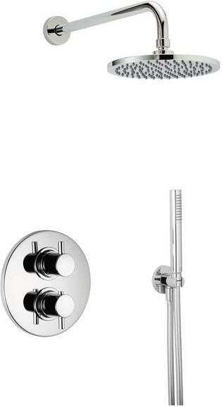 Xenz Duero Douche inbouwset Oud koper incl. Tec-Box