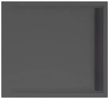 Xenz easy tray douchevloer 100x90x5cm rechthoek acryl ebony 6945-29